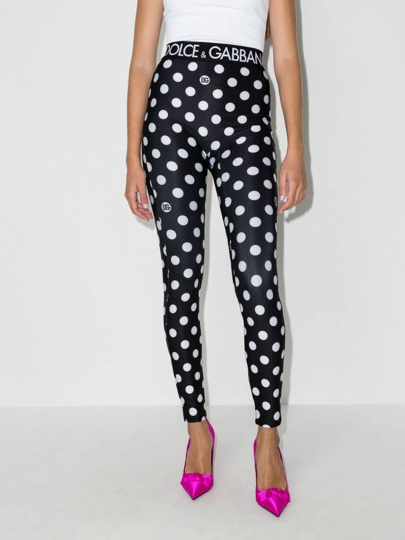 Polka Dot Print Leggings