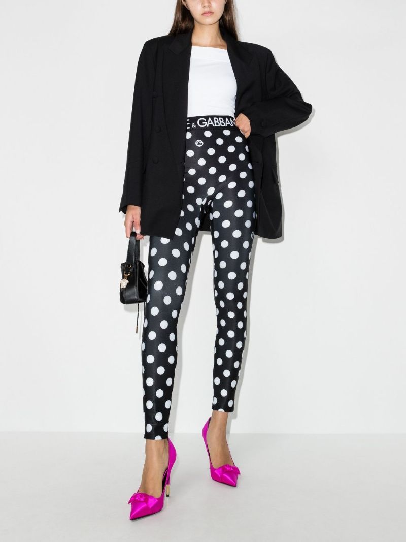 Polka Dot Print Leggings