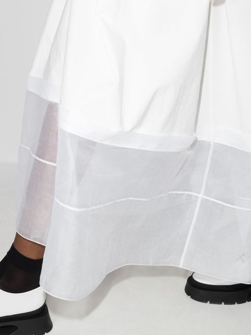 Pleated Full Maxi Skirt