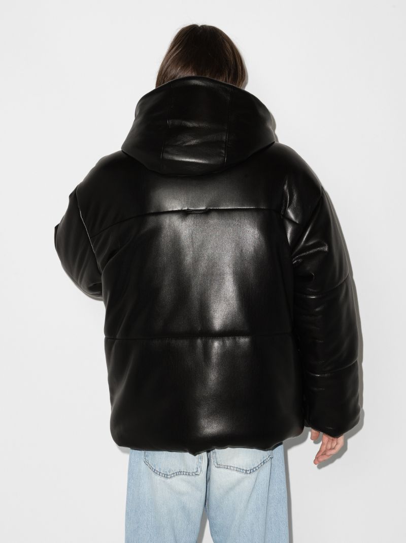 Hide Vegan Leather Puffer Jacket
