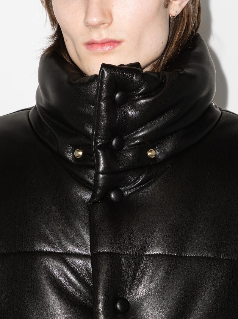 Hide Vegan Leather Puffer Jacket