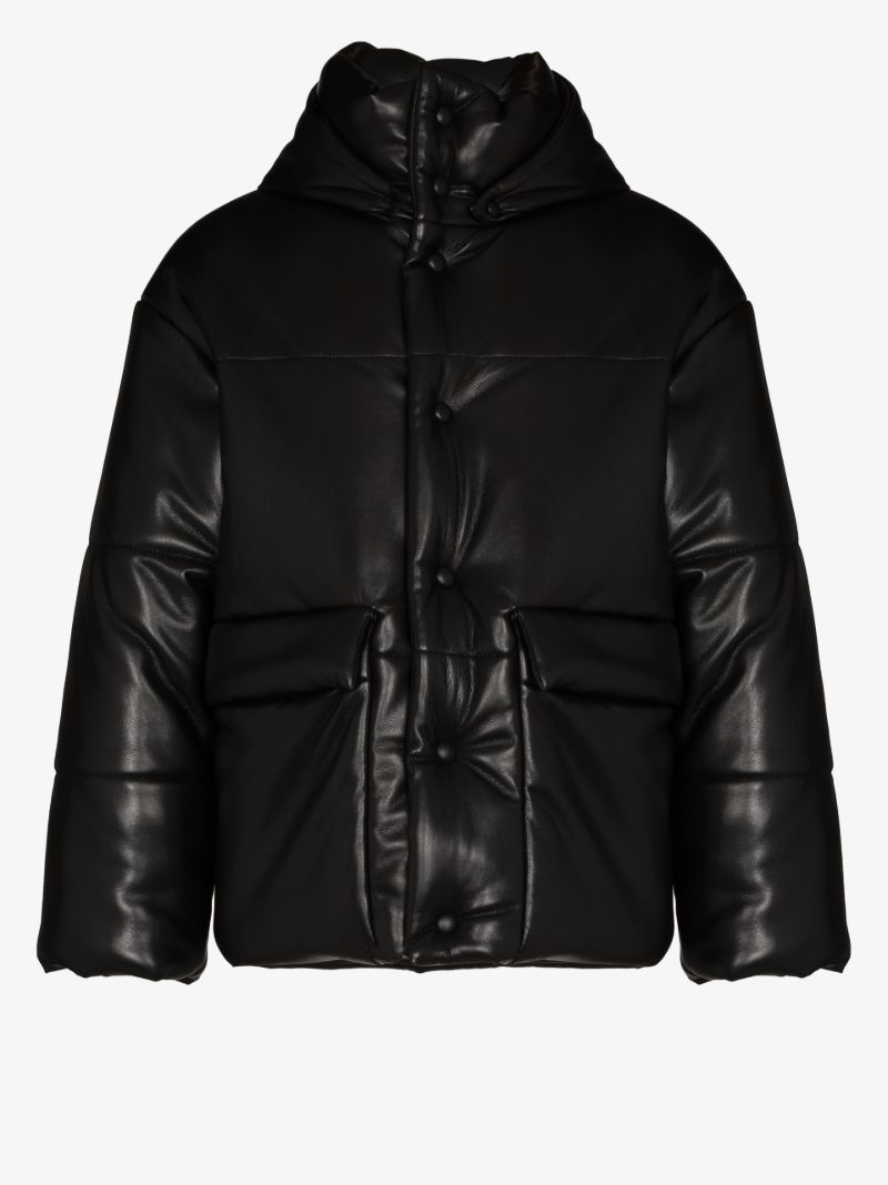 Hide Vegan Leather Puffer Jacket