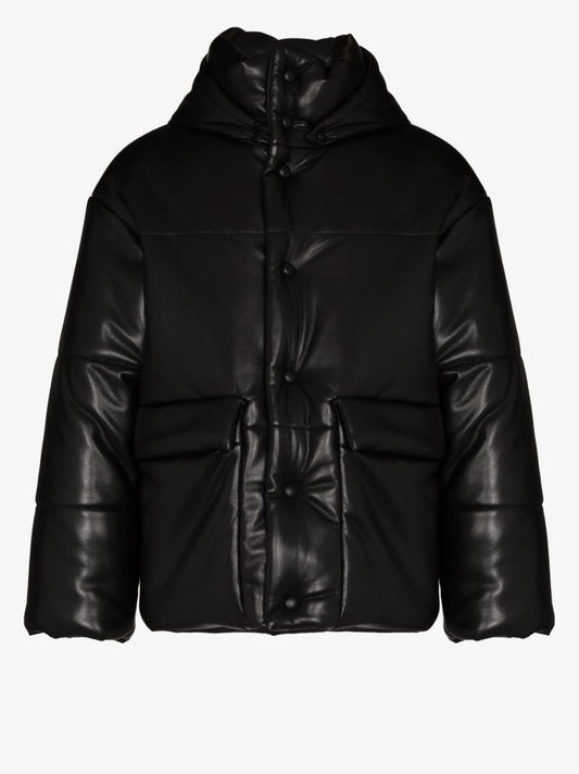 Hide Vegan Leather Puffer Jacket