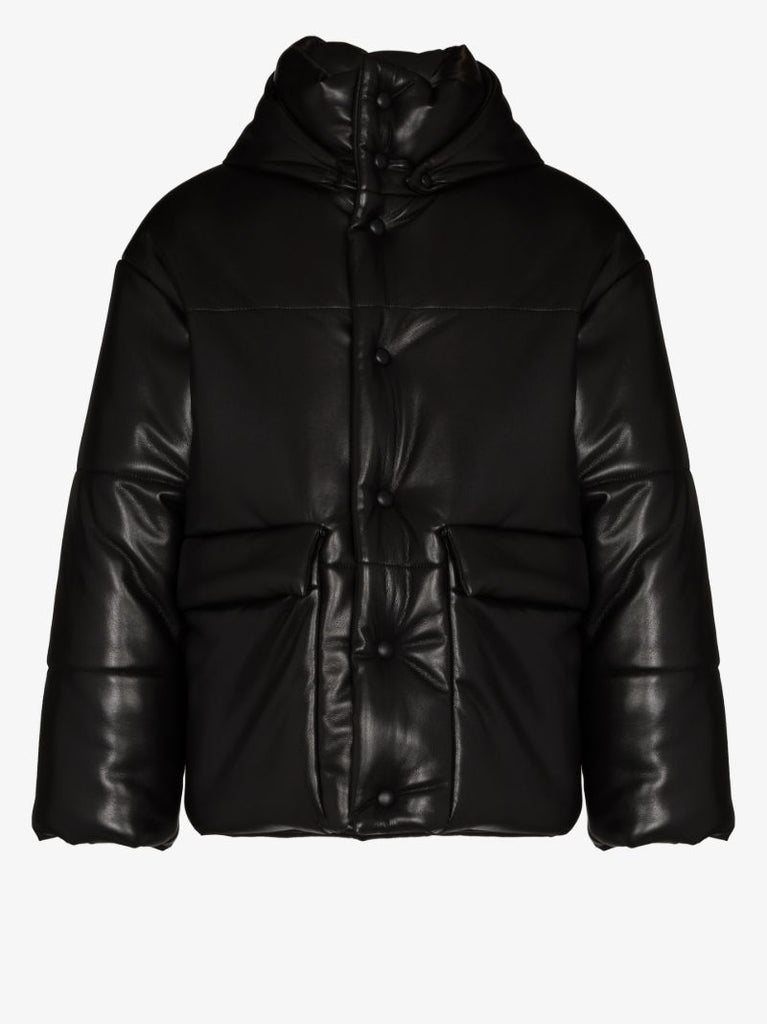 Hide Vegan Leather Puffer Jacket