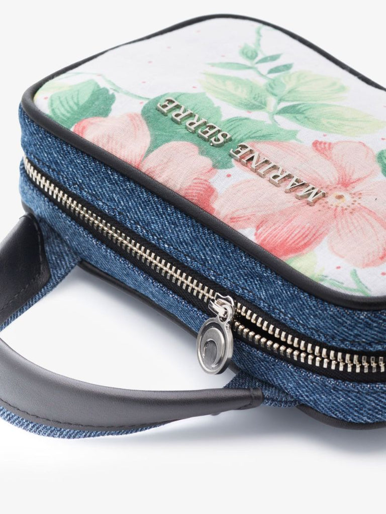 Neutral Floral Print Mini Bag
