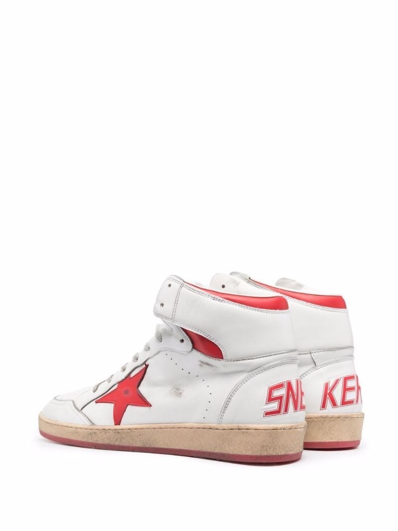 White Sky-high Sneakers