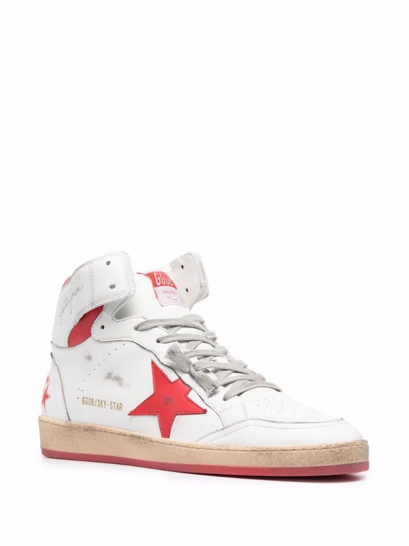White Sky-high Sneakers