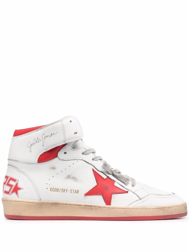 White Sky-high Sneakers