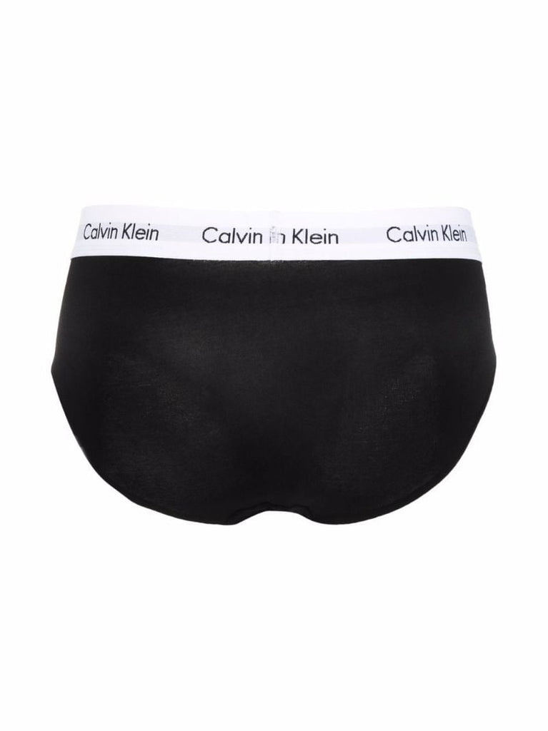Black Logo Waistband Briefs Set