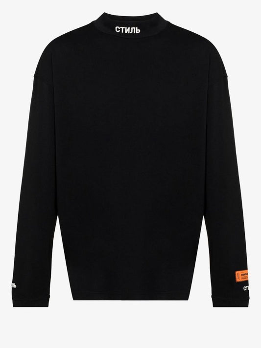 Black Ã_x0090_Â¡Ã_x0090_Â¢Ã_x0090_Ë_x009c_Ã_x0090_â_x0080_ºÃ_x0090_Â¬ Cotton Long Sleeve T-shirt