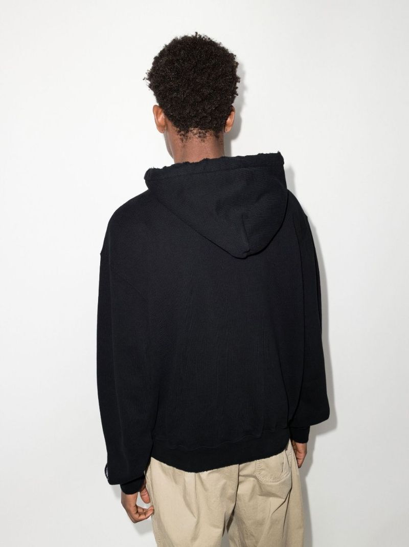 Crystal Embellished Organic Cotton Hoodie