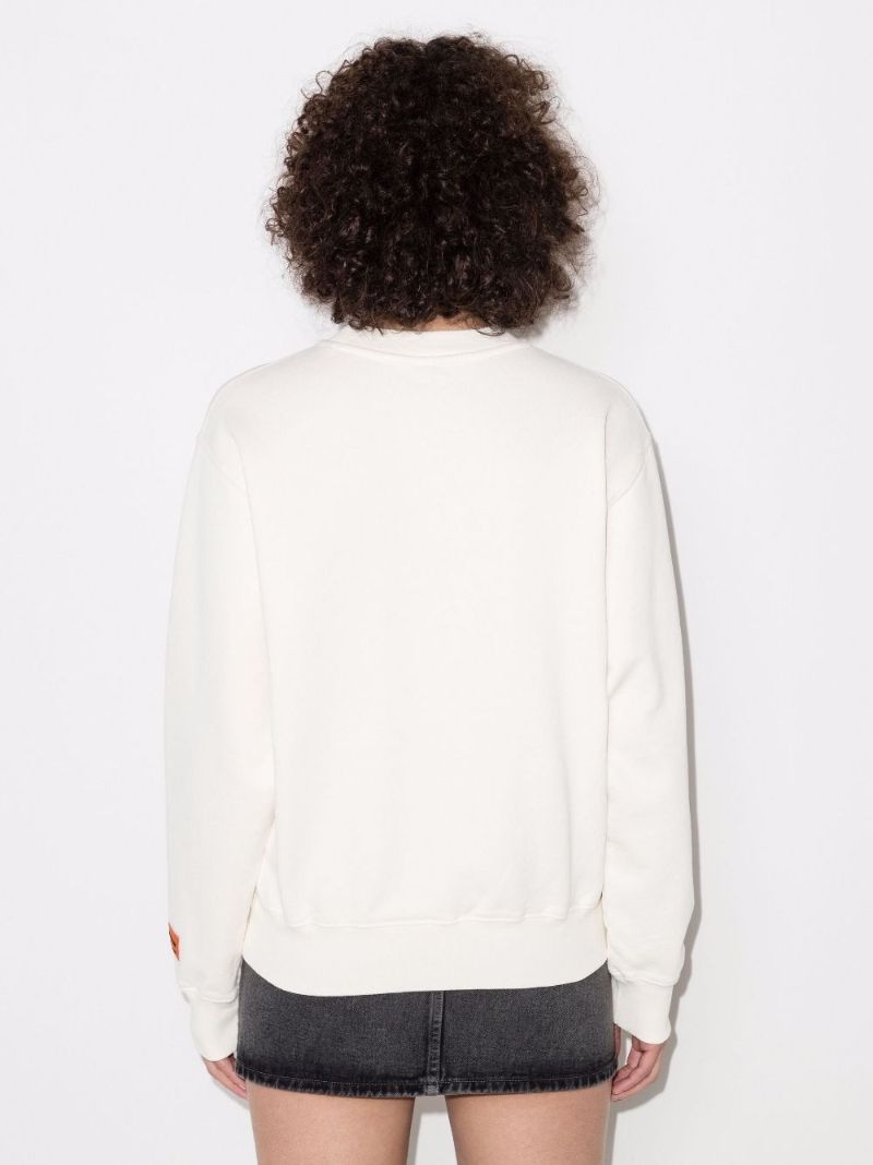 Heron Print Cotton Sweatshirt