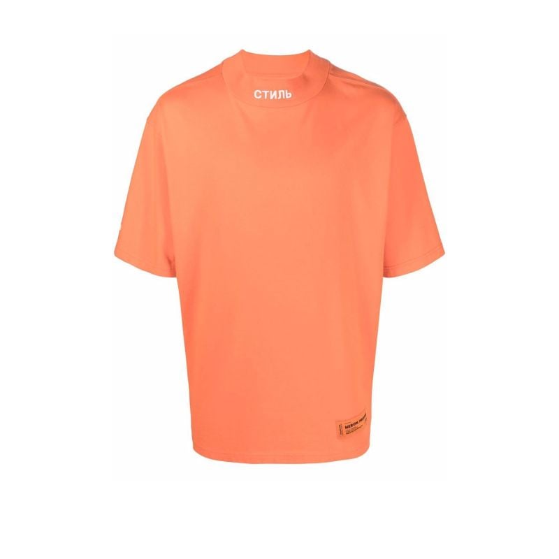 Orange Ã_x0090_Â¡Ã_x0090_Â¢Ã_x0090_Ë_x009c_Ã_x0090_â_x0080_ºÃ_x0090_Â¬ Cotton Short Sleeve T-shirt