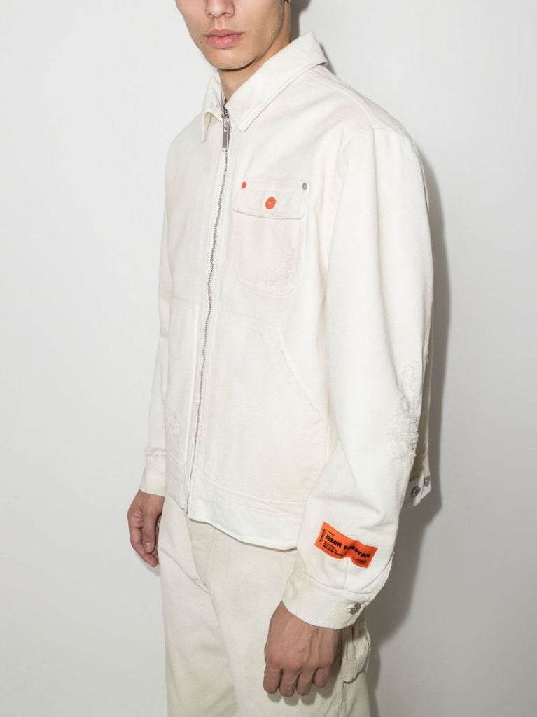 Zip-up Denim Jacket