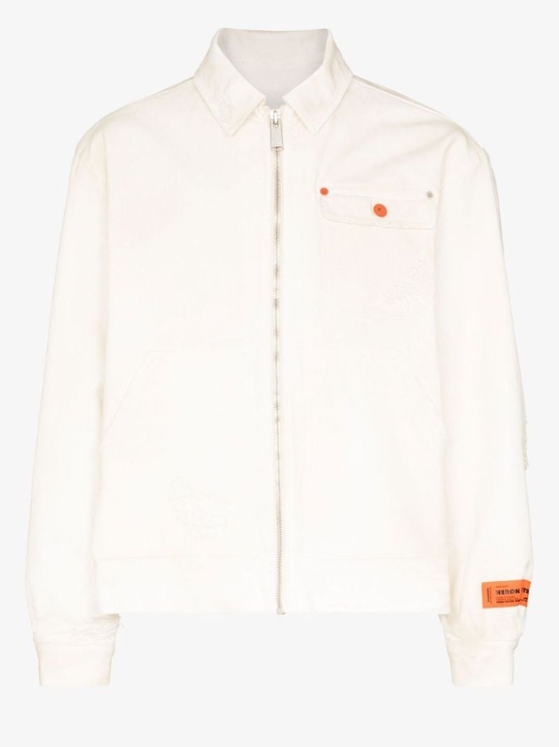 Zip-up Denim Jacket