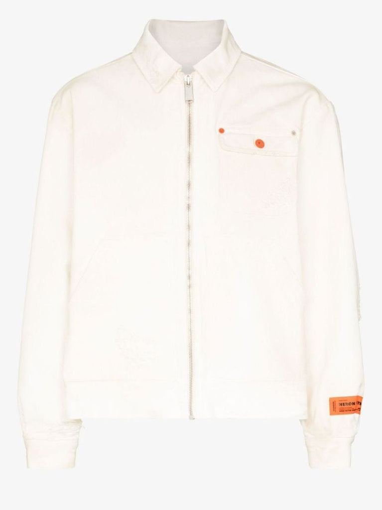 Zip-up Denim Jacket