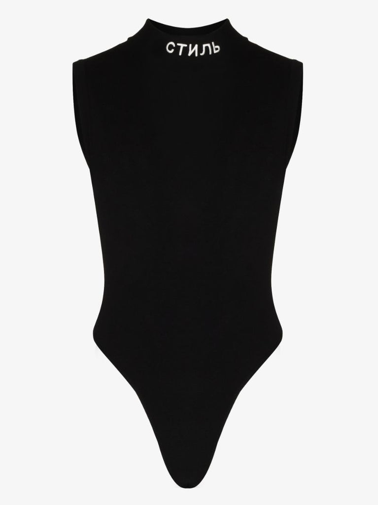 Logo High Neck Bodysuit