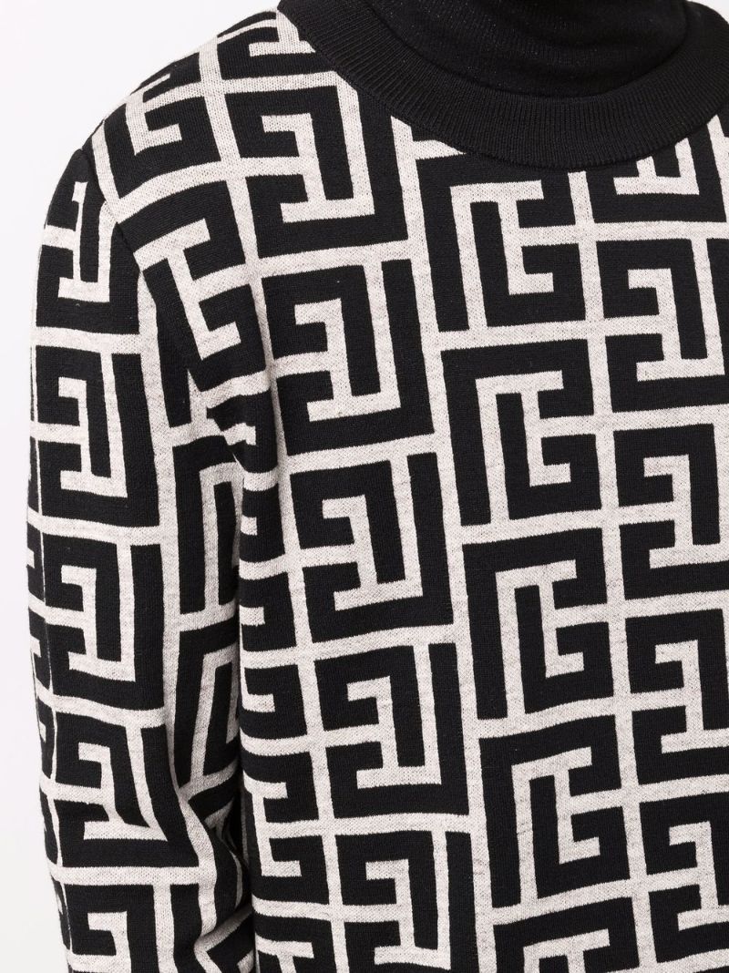 Monogram Crew Neck Sweater
