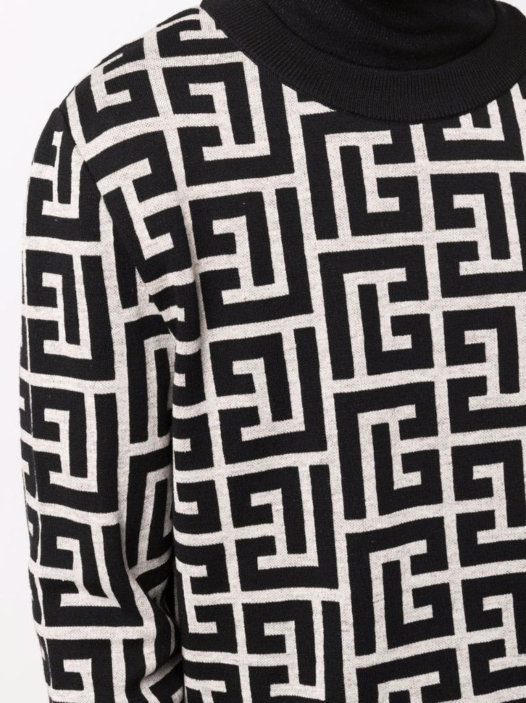 Monogram Crew Neck Sweater