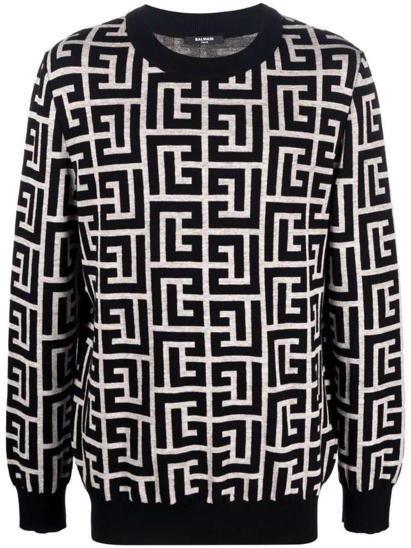 Monogram Crew Neck Sweater