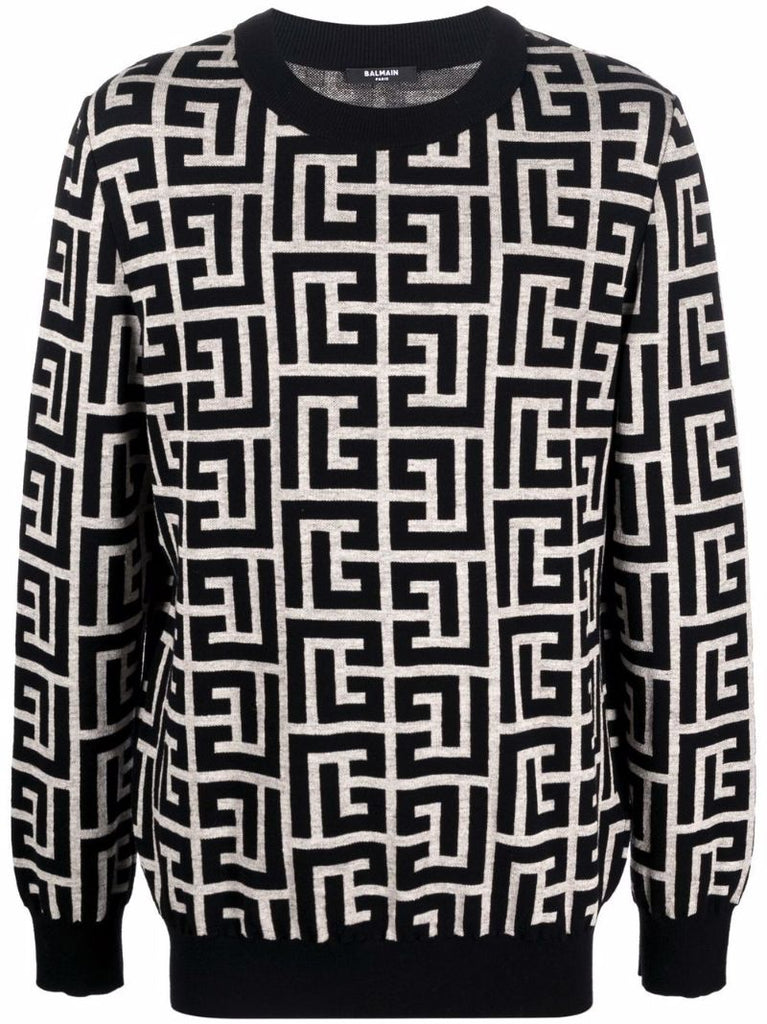Monogram Crew Neck Sweater