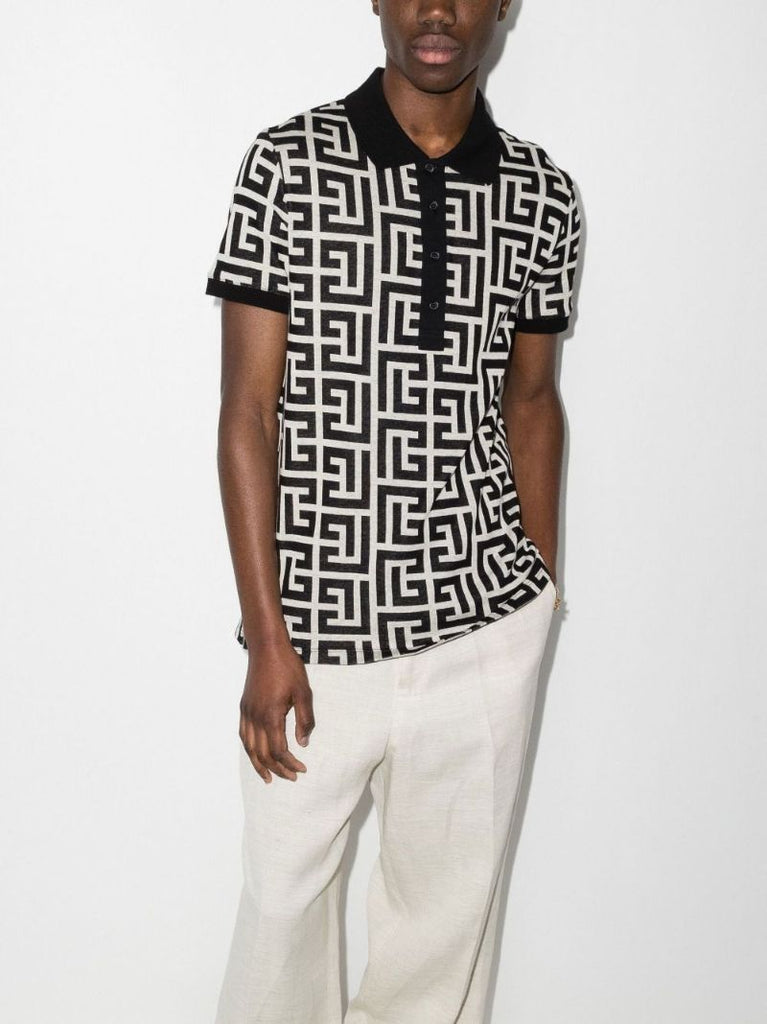 Monogram Cotton Polo Shirt