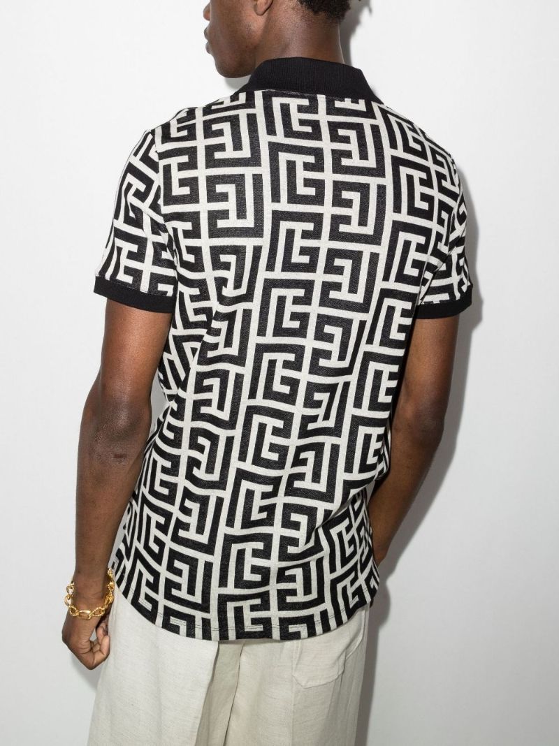 Monogram Cotton Polo Shirt
