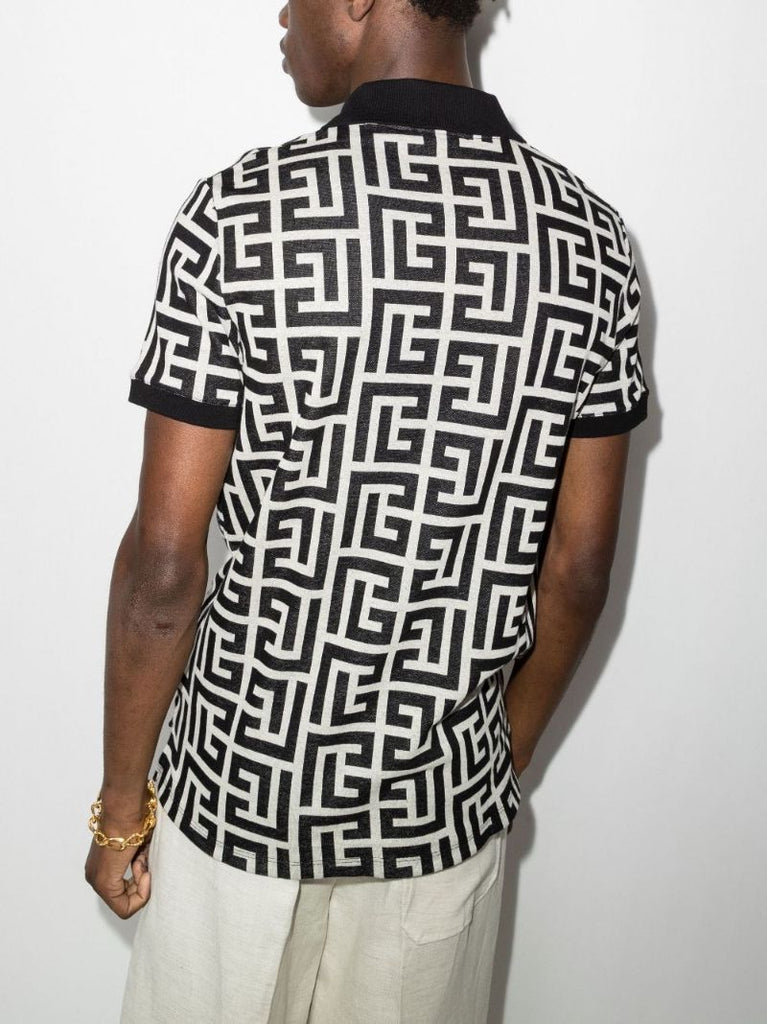 Monogram Cotton Polo Shirt
