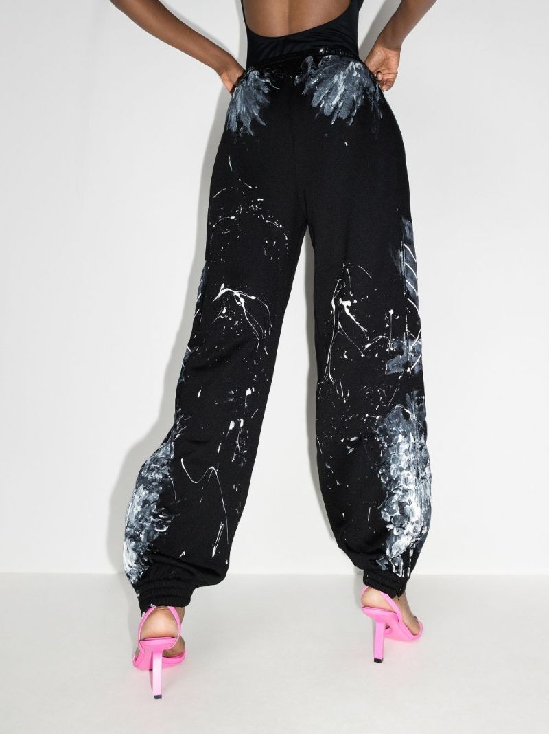 Stain Print Track Pants