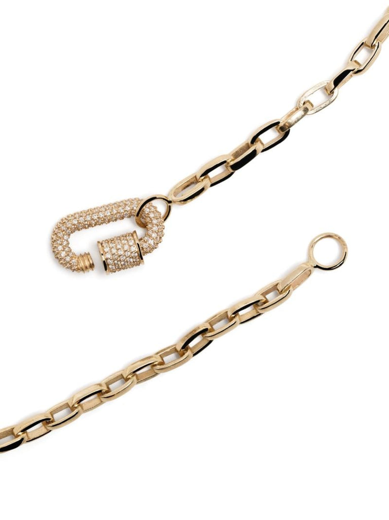 14k Yellow Gold Biker 15 Inch Turquoise Beaded Necklace Chain