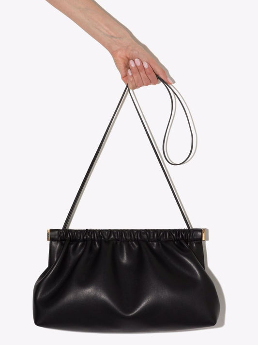 Black the Bar Vegan Leather Clutch Bag