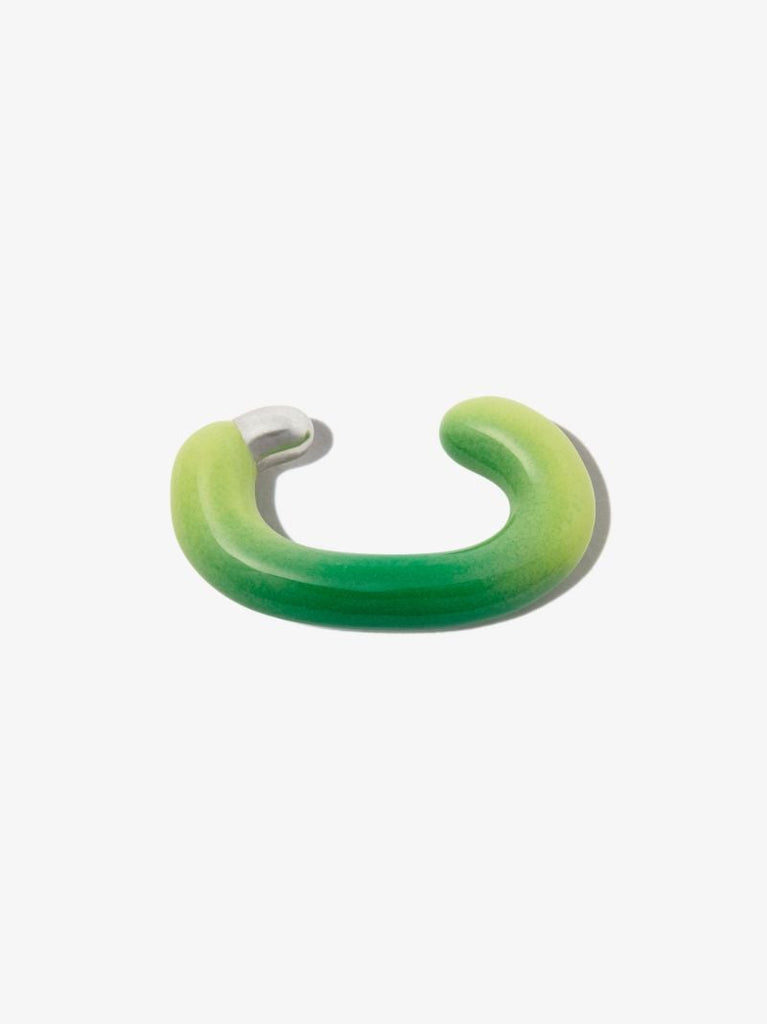 Sterling Silver Verte Cuffling Enamel Ear Cuff