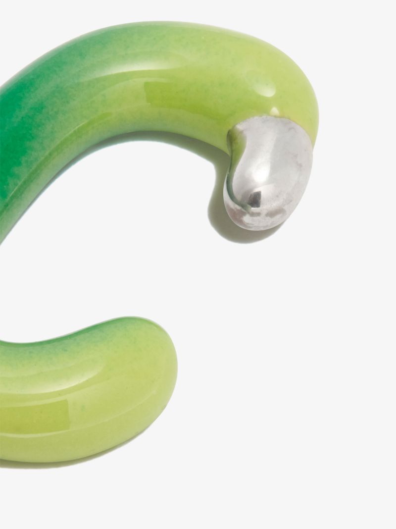 Sterling Silver Verte Cuffling Enamel Ear Cuff