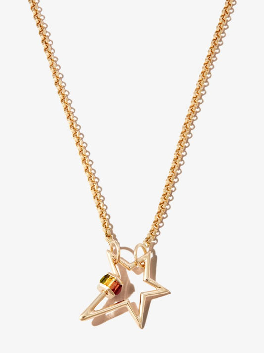 14k Yellow Gold Rolo Chain Necklace
