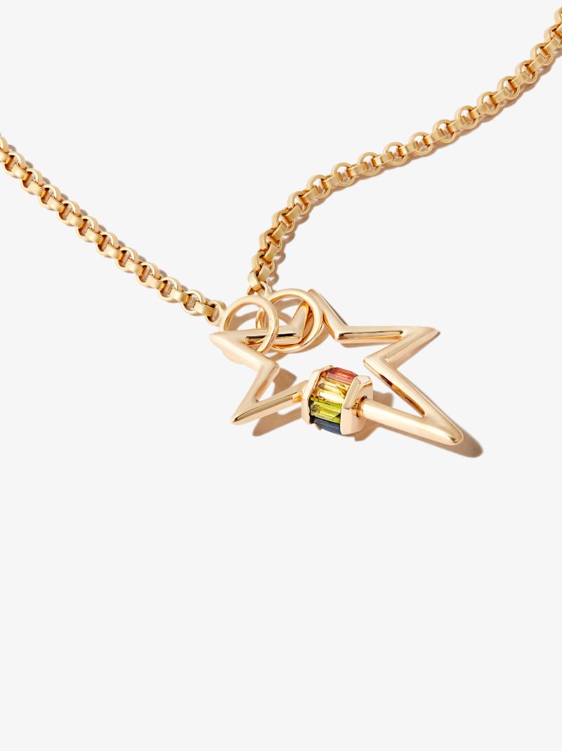 14k Yellow Gold Rolo Chain Necklace