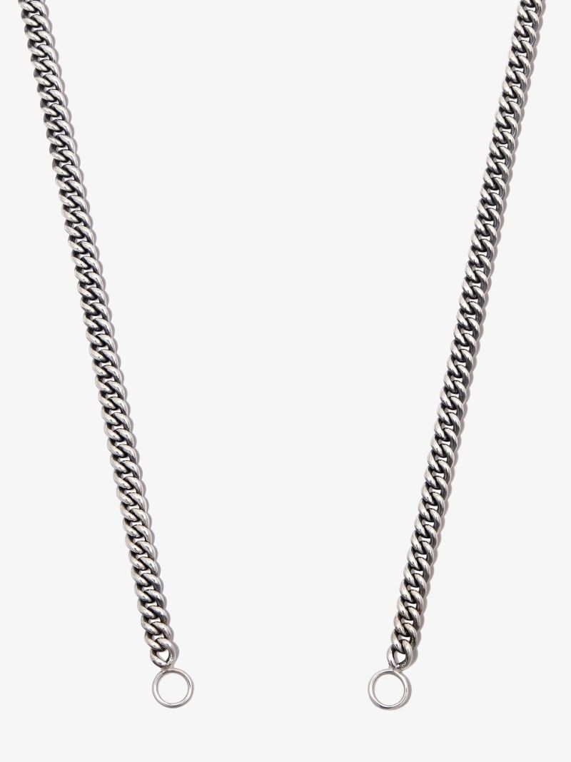 Sterling Silver Heavy Curb Chain 20 Inch Necklace