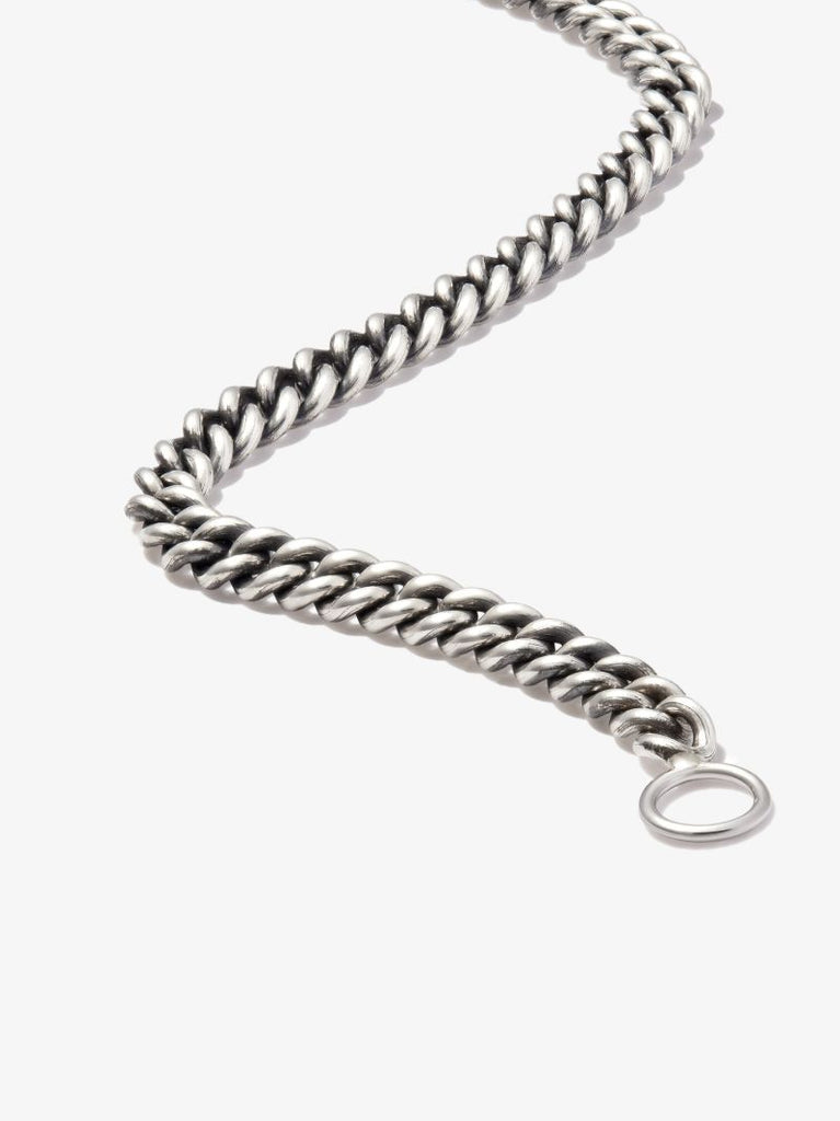 Sterling Silver Heavy Curb Chain 20 Inch Necklace