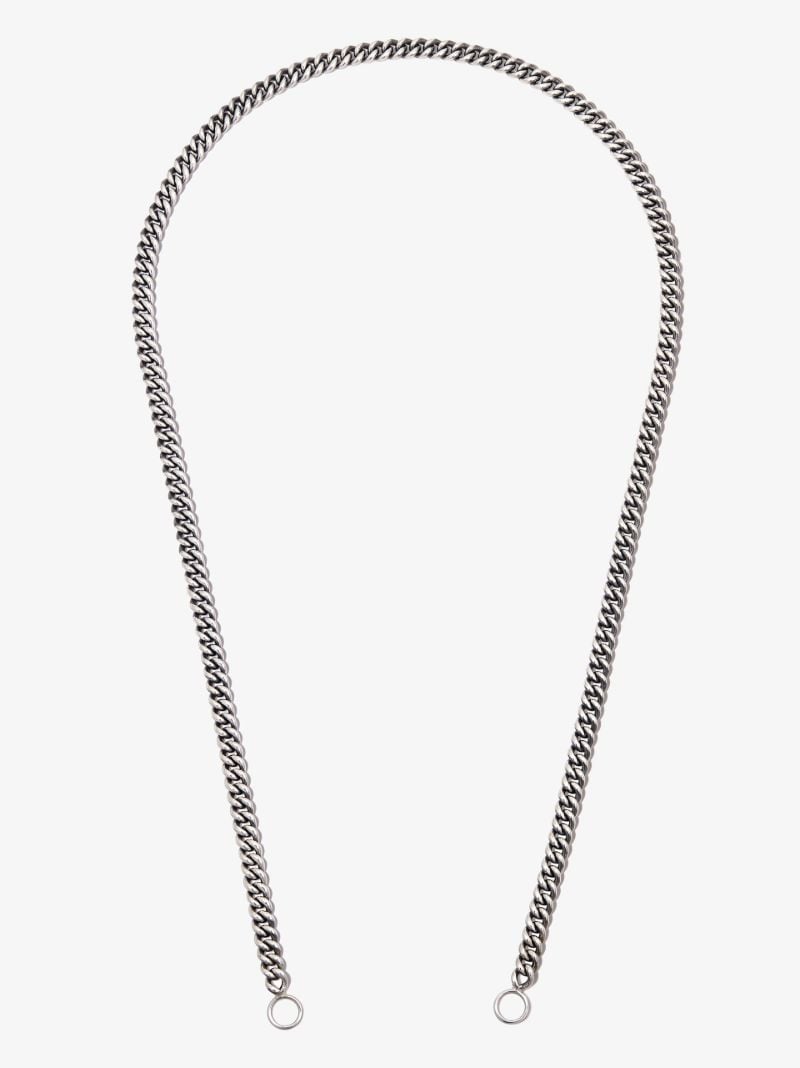 Sterling Silver Heavy Curb Chain 20 Inch Necklace