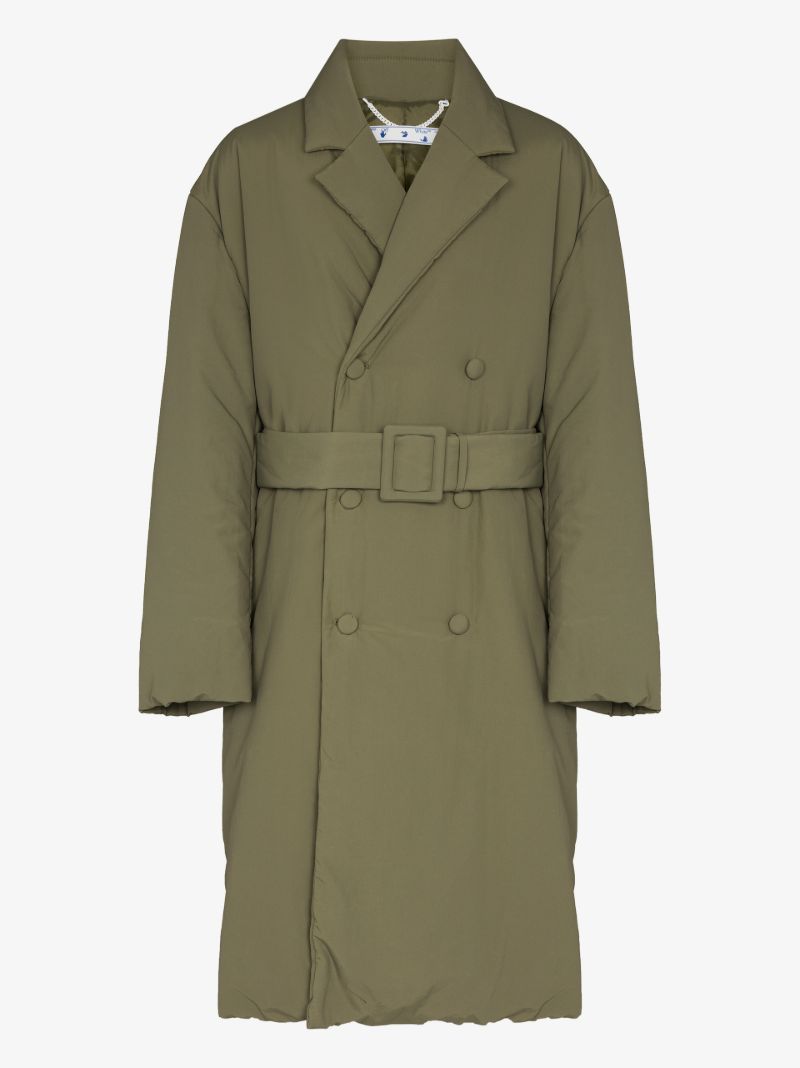 Padded Double-breasted Coat
