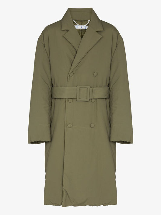 Padded Double-breasted Coat
