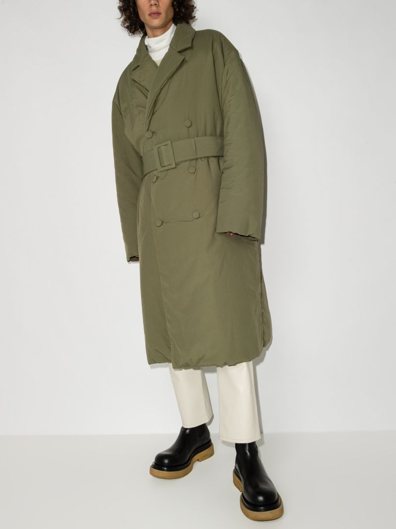 Padded Double-breasted Coat
