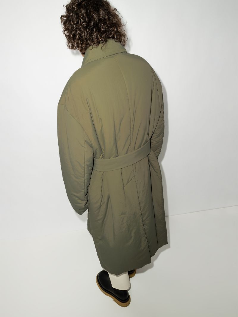 Padded Double-breasted Coat