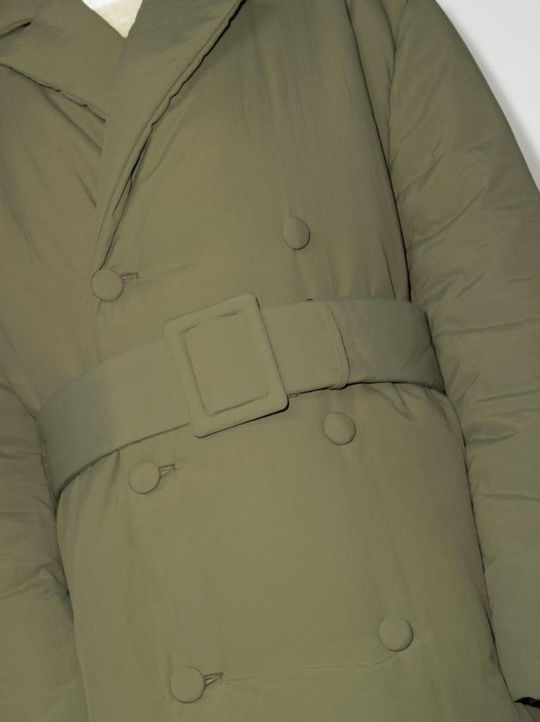 Padded Double-breasted Coat