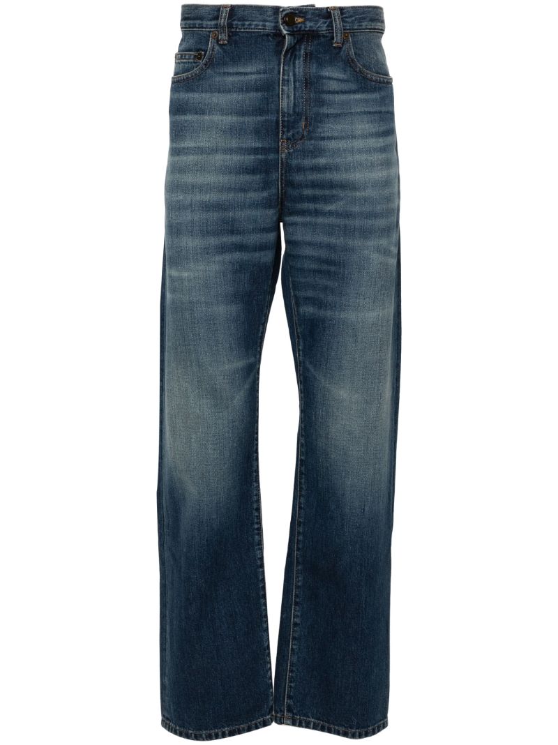 Blue Authentic Straight-leg Jeans