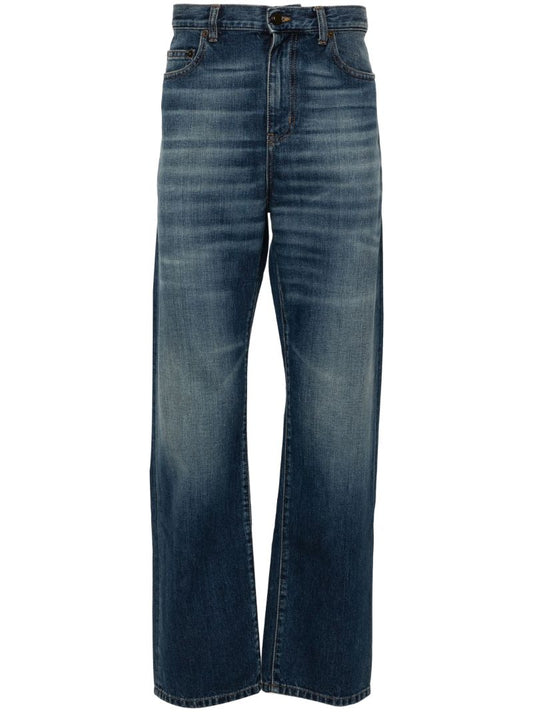 Blue Authentic Straight-leg Jeans