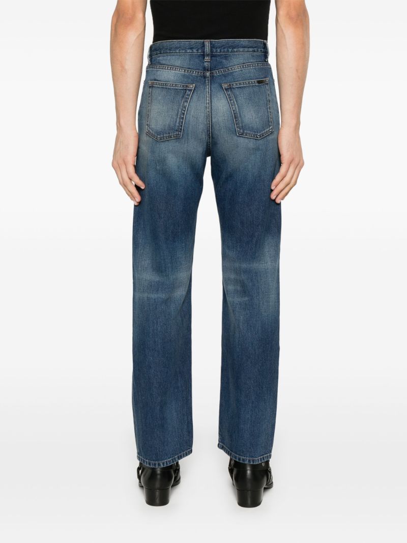 Blue Authentic Straight-leg Jeans