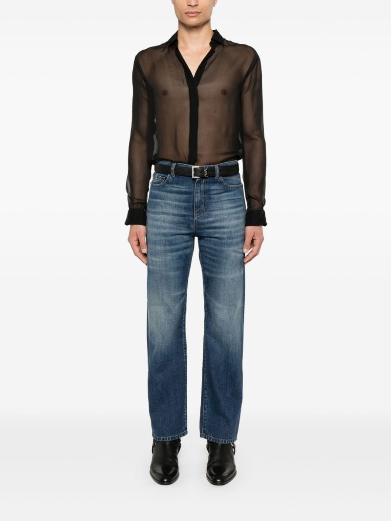 Blue Authentic Straight-leg Jeans