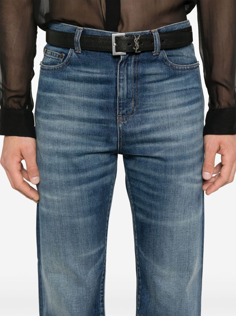 Blue Authentic Straight-leg Jeans