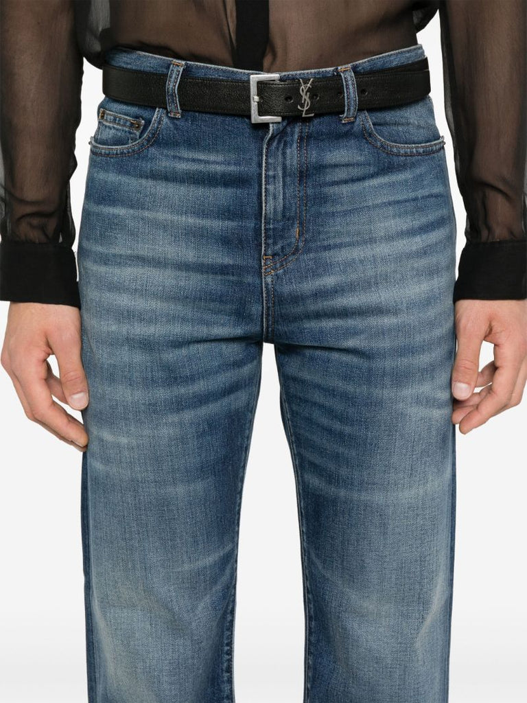 Blue Authentic Straight-leg Jeans