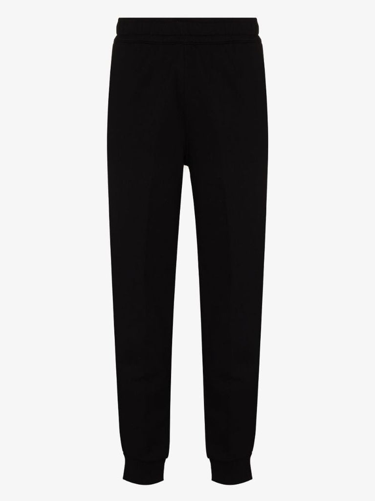 Black Vintage Check Panel Track Pants